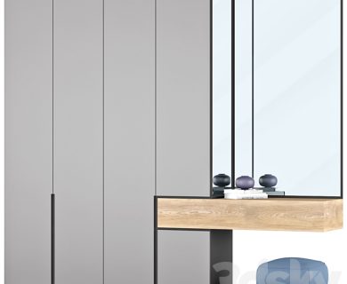 مدل سه بعدی کمد لباس