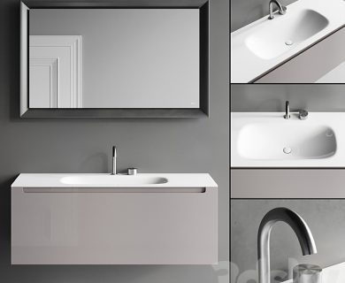 مدل سه بعدی لوازم حمام