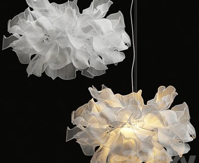 مدل سه بعدی گل و گلدان