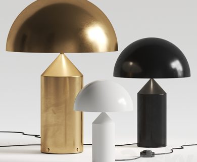 مدل سه بعدی چراغ رومیزی مدرن