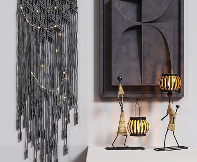 مدل سه بعدی گل و گلدان