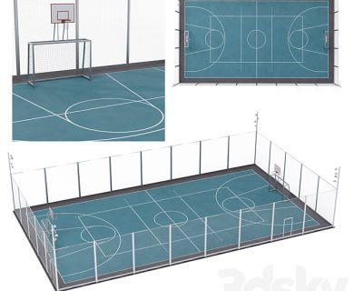 مدل سه بعدی زمین بازی