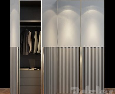 مدل سه بعدی کمد لباس