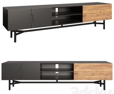 مدل سه بعدی میز تلویزیون کلاسیک