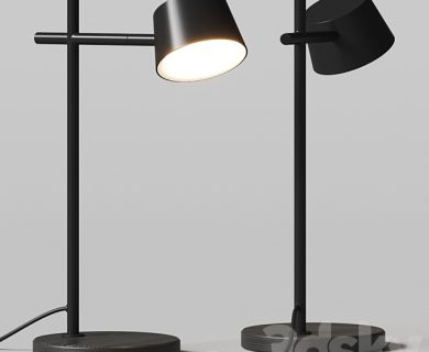 مدل سه بعدی چراغ رومیزی مدرن