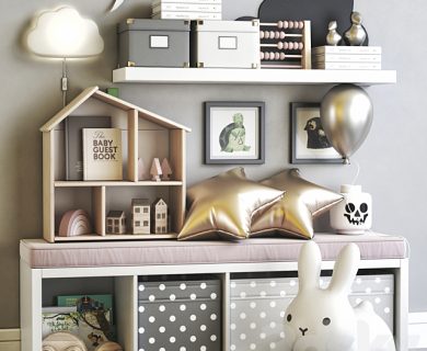 مدل سه بعدی میز تلویزیون کلاسیک