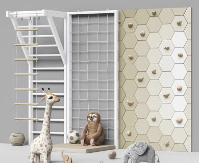 مدل سه بعدی میز تلویزیون کلاسیک