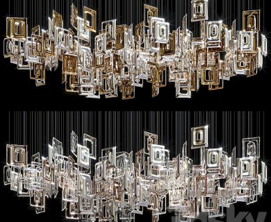 مدل سه بعدی گل و گلدان