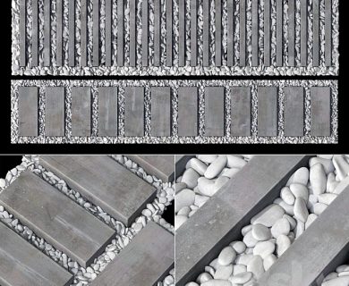 مدل سه بعدی آسفالت