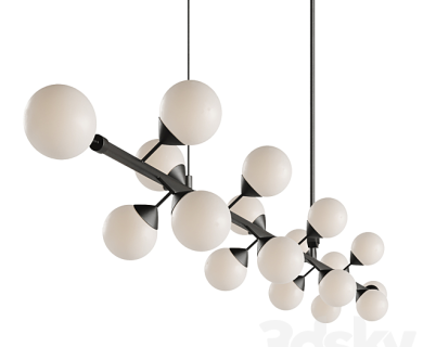 مدل سه بعدی گل و گلدان