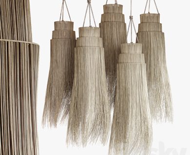 مدل سه بعدی گل و گلدان