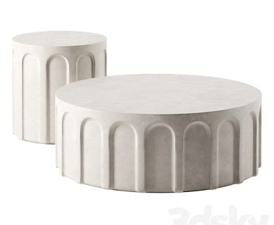 مدل سه بعدی میز و صندلی