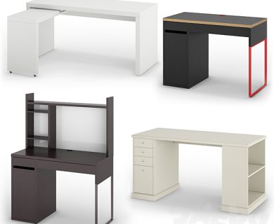 مدل سه بعدی میز و صندلی