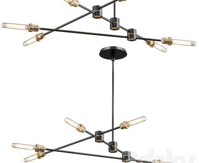 مدل سه بعدی گل و گلدان