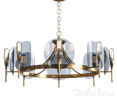 مدل سه بعدی گل و گلدان