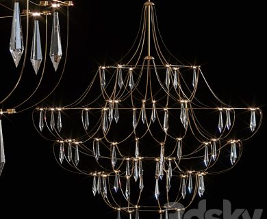 مدل سه بعدی گل و گلدان