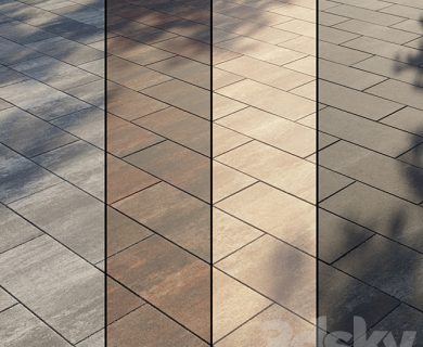 مدل سه بعدی آسفالت