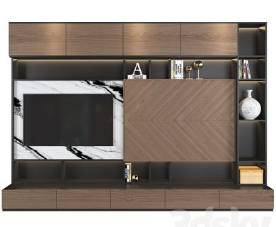 مدل سه بعدی میز تلویزیون کلاسیک