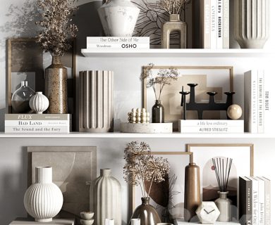 مدل سه بعدی گل و گلدان