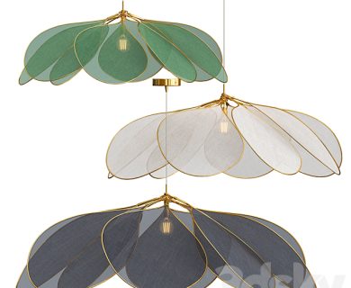 مدل سه بعدی گل و گلدان