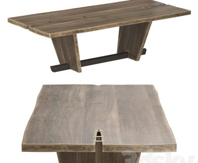 مدل سه بعدی میز و صندلی