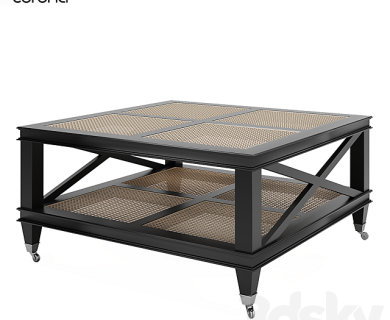 مدل سه بعدی میز و صندلی