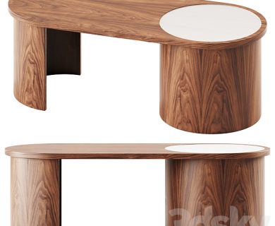 مدل سه بعدی میز و صندلی