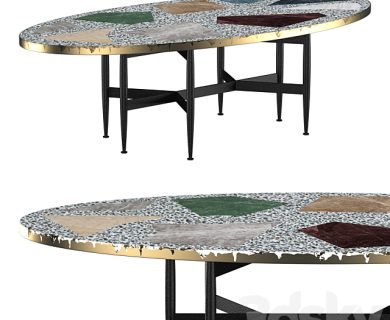 مدل سه بعدی میز و صندلی