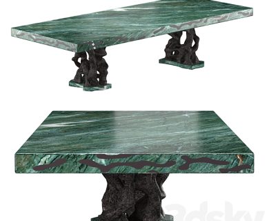 مدل سه بعدی میز و صندلی