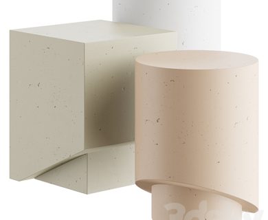 مدل سه بعدی میز و صندلی