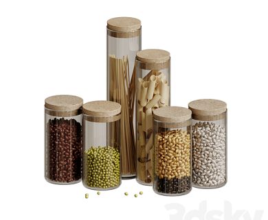 مدل سه بعدی بوفه آشپزخانه