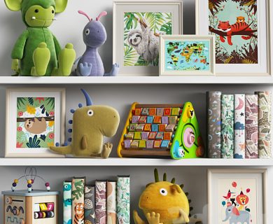 مدل سه بعدی میز تلویزیون کلاسیک