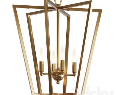 مدل سه بعدی گل و گلدان