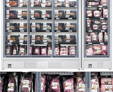 مدل سه بعدی یخچال فروشگاه