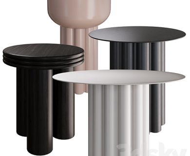 مدل سه بعدی میز و صندلی