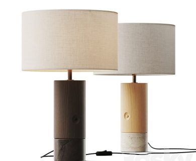 مدل سه بعدی چراغ رومیزی مدرن