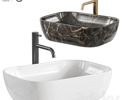 مدل سه بعدی لوازم حمام