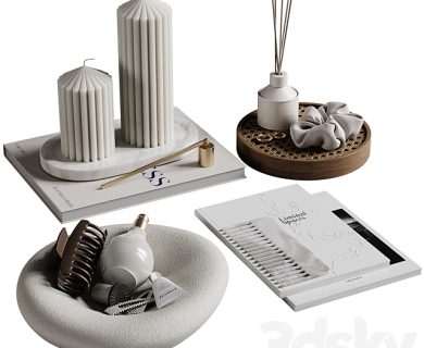 مدل سه بعدی گل و گلدان