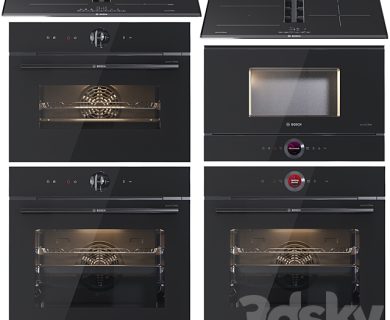 مدل سه بعدی بوفه آشپزخانه