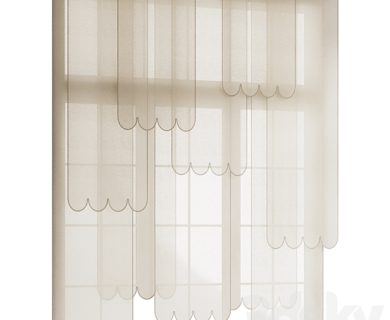 مدل سه بعدی پرده