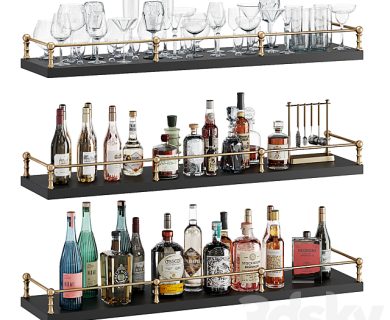 مدل سه بعدی ست نوشیدنی