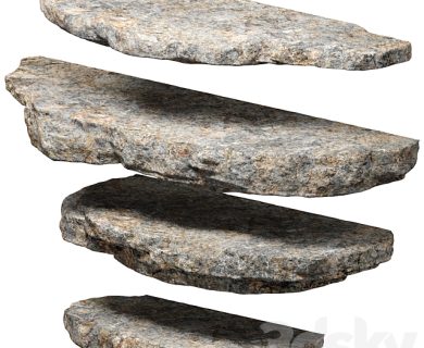 مدل سه بعدی سنگ