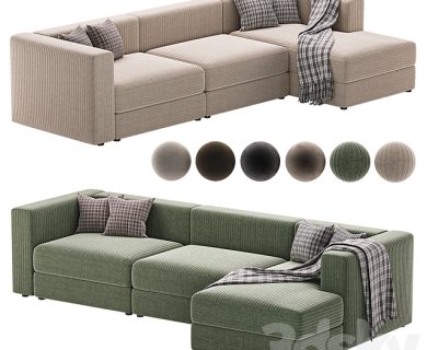 مدل سه بعدی پرده