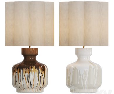 مدل سه بعدی چراغ رومیزی مدرن