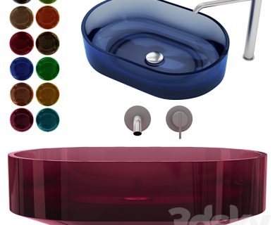 مدل سه بعدی لوازم حمام