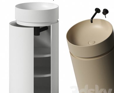 مدل سه بعدی لوازم حمام