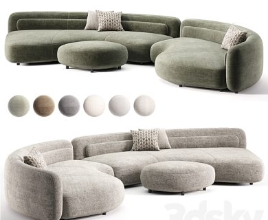 مدل سه بعدی پرده