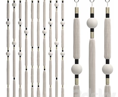 مدل سه بعدی پرده