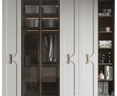 مدل سه بعدی کمد لباس