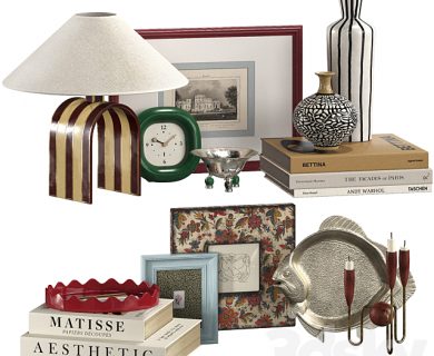 مدل سه بعدی گل و گلدان